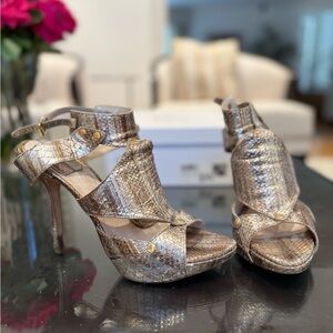 DIOR python sandals